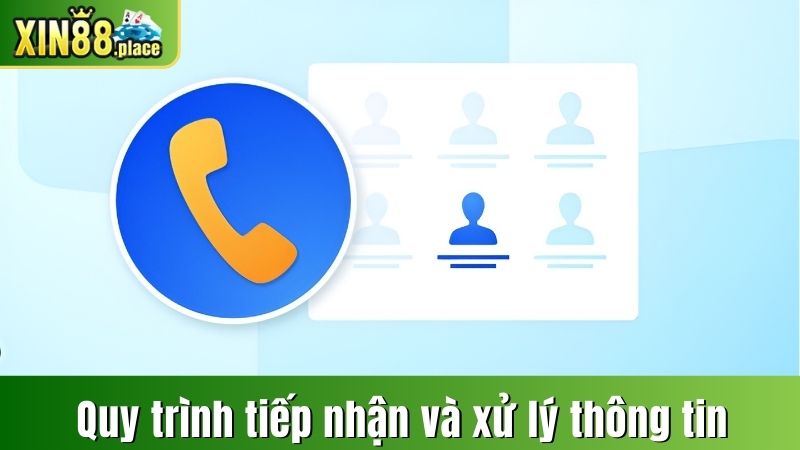Quy trình tiếp nhận và giải quyết vấn đề khi liên hệ XIN88