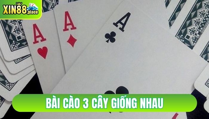 bài cào 3 cây giống nhau