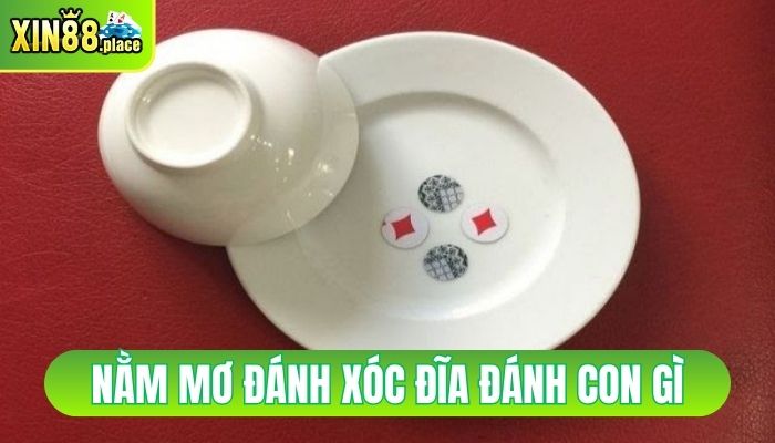 nằm mơ đánh xóc đĩa đánh con gì
